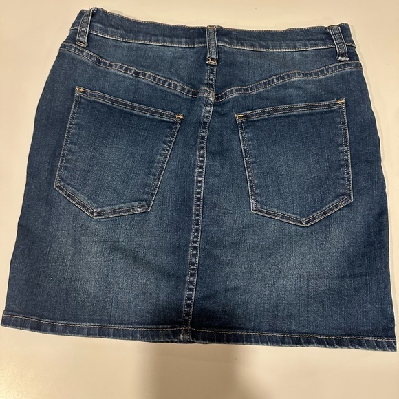 We the Free Dark Blue Denim Skirt Size 29 - Picture 2 of 5